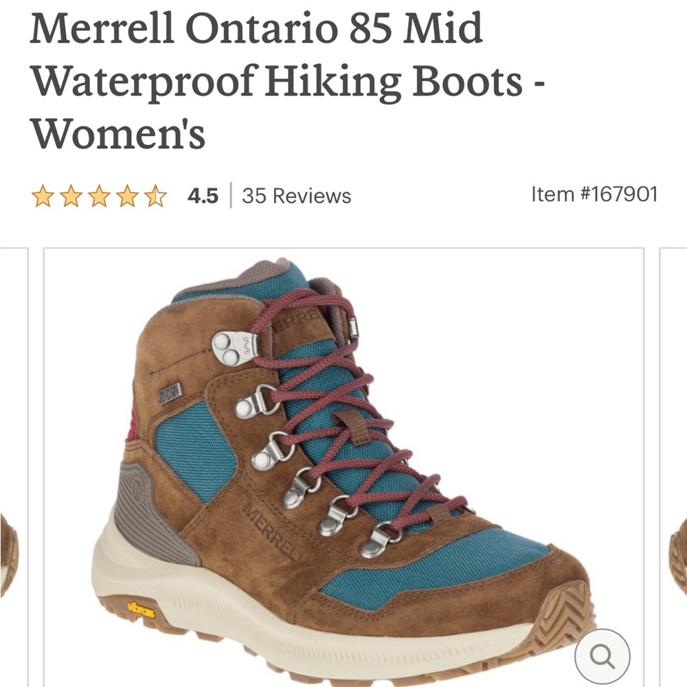 Merrell Ontario 85 Mid Waterproof Hiking Boots